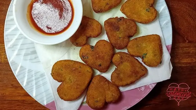 Heart-Shaped Chicken Nuggets